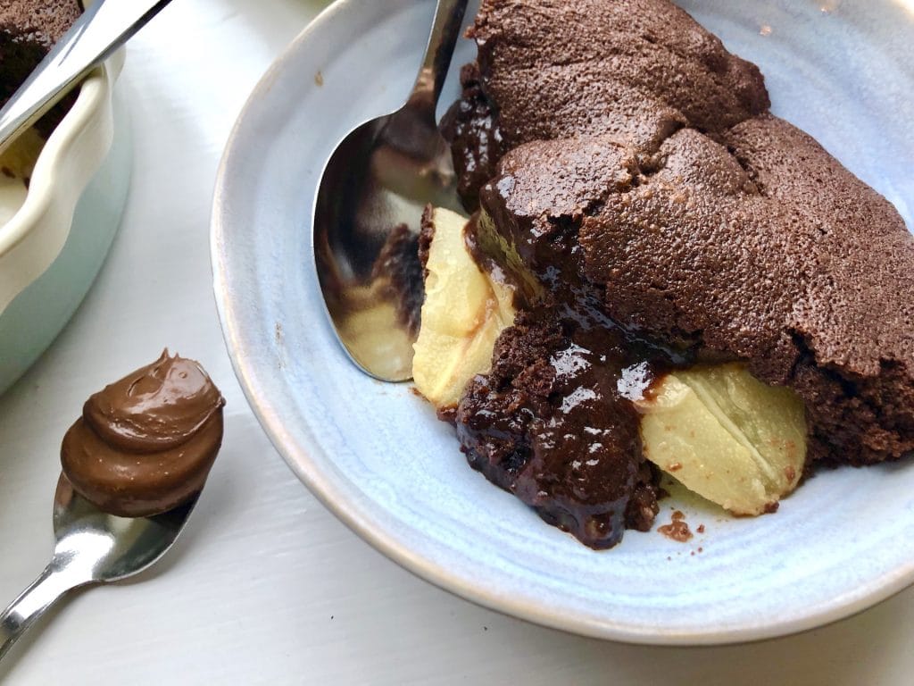Nigella’s Chocolade Peer cake